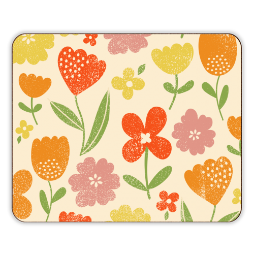 Summer floral - designer placemat by sarah morley
