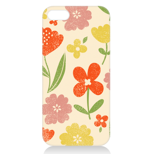 Summer floral - unique phone case by sarah morley