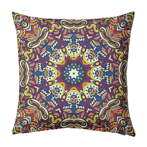 boho mandala - designed cushion by Anastasios Konstantinidis