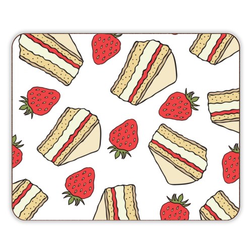 Strawberries and cake - designer placemat by Stonefoxes