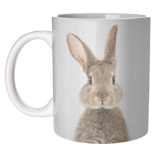 Rabbit - Colorful - unique mug by Gal Design