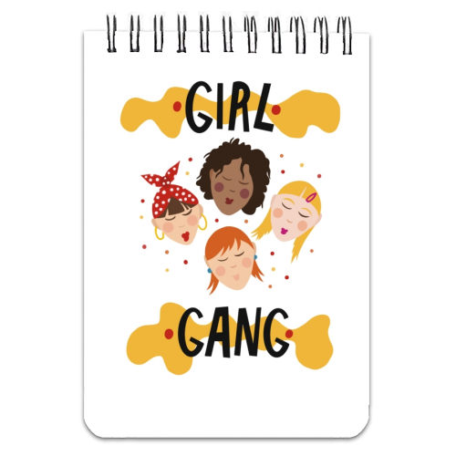 Girl gang - personalised A4, A5, A6 notebook by Stonefoxes