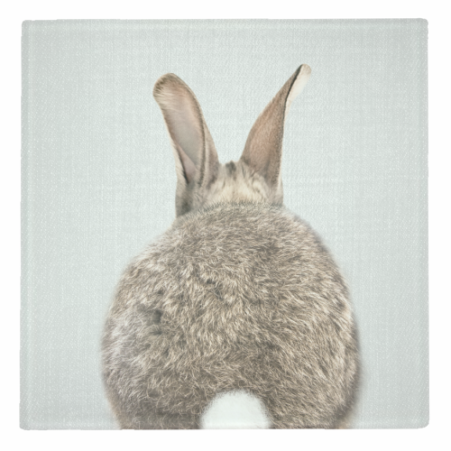 Rabbit Tail - Colorful - personalised beer coaster by Gal Design