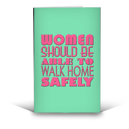 Women - funny greeting card by Kitty & Rex Designs