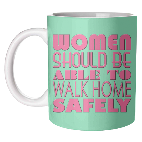 Women - unique mug by Kitty & Rex Designs