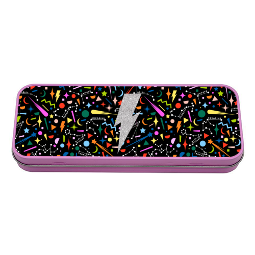 LIGHTNING BOLT - tin pencil case by PEARL & CLOVER