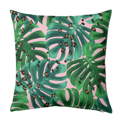 LEOPARD LEAVES - designed cushion by PEARL & CLOVER