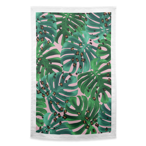 LEOPARD LEAVES - funny tea towel by PEARL & CLOVER