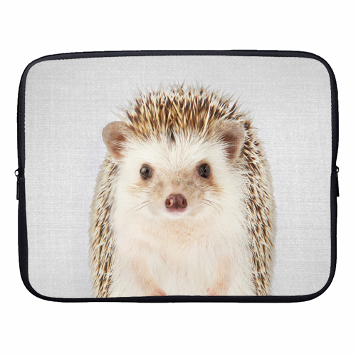 Hedgehog - Colorful - designer laptop sleeve by Gal Design