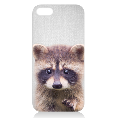 Raccoon - Colorful - unique phone case by Gal Design