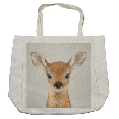 Baby Deer - Colorful - cool beach bag by Gal Design