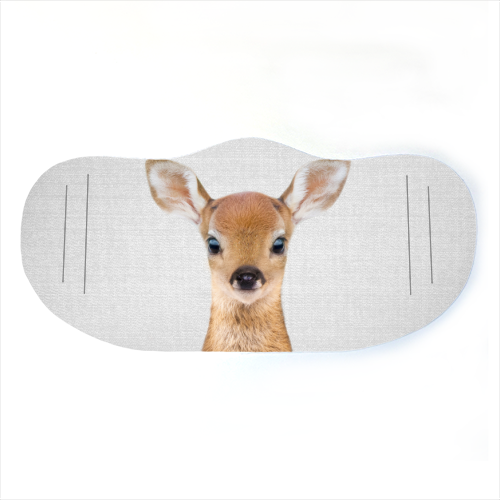 Baby Deer - Colorful - face cover mask by Gal Design