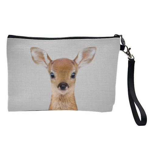 Baby Deer - Colorful - pretty makeup bag by Gal Design