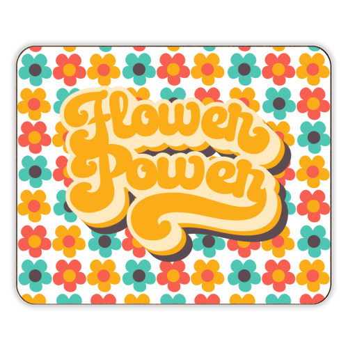 FLOWER POWER - designer placemat by Giddy Kipper