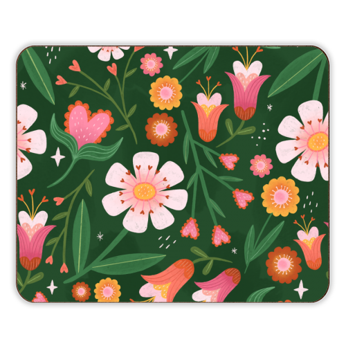 Floral pattern - designer placemat by Katie Brookes