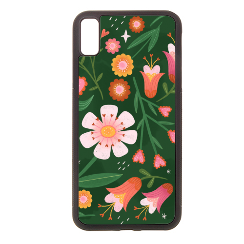 Floral pattern - stylish phone case by Katie Brookes