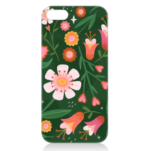 Floral pattern - unique phone case by Katie Brookes