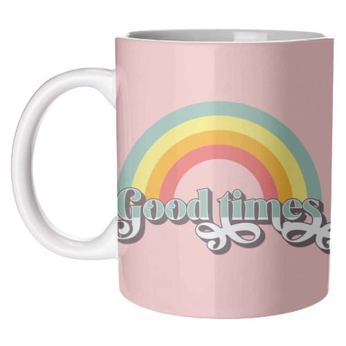 GOOD TIMES - unique mug by Giddy Kipper