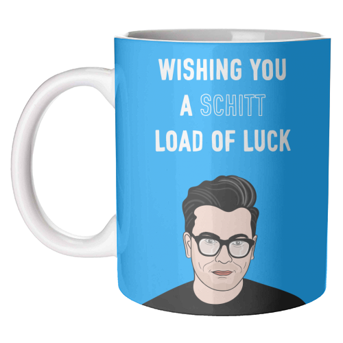 Schitt Loads Of Luck Card - unique mug by Adam Regester
