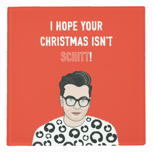 I Hope Your Christmas Isn't Schitt - personalised beer coaster by Adam Regester