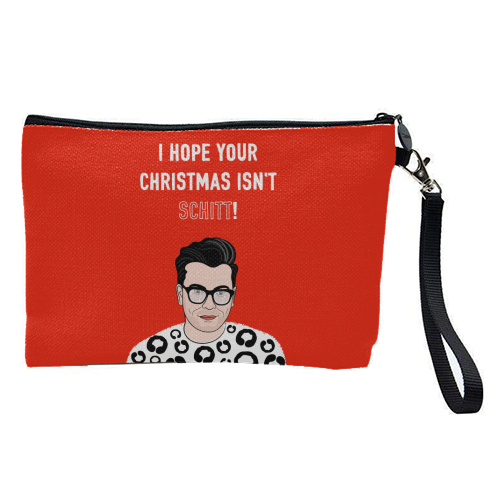 I Hope Your Christmas Isn't Schitt - pretty makeup bag by Adam Regester