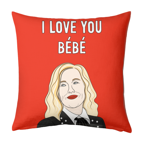 I love You Bébé - designed cushion by Adam Regester