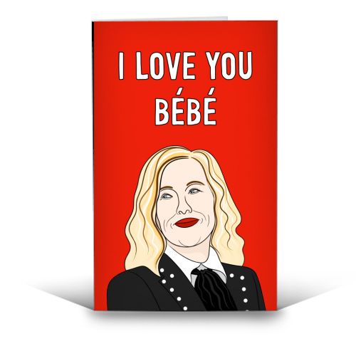 I love You Bébé - funny greeting card by Adam Regester