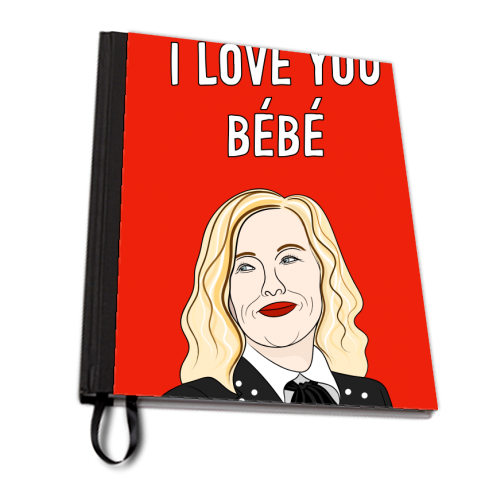I love You Bébé - personalised A4, A5, A6 notebook by Adam Regester
