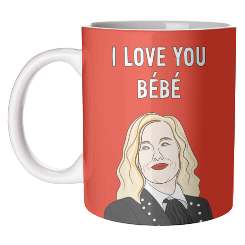 I love You Bébé - unique mug by Adam Regester
