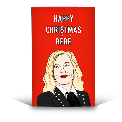 Happy Christmas Bébé - funny greeting card by Adam Regester