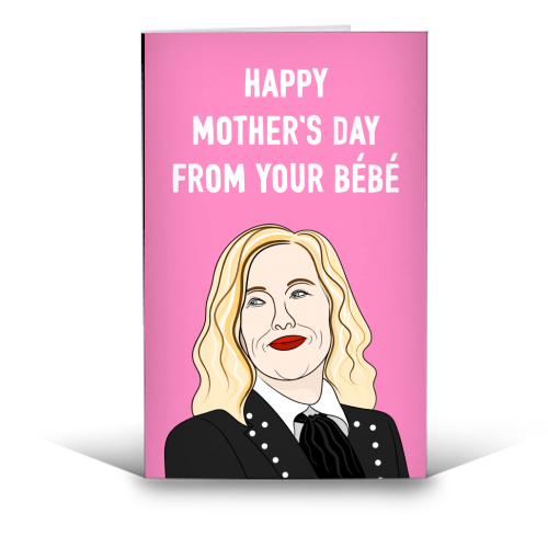Happy Mother's Day Bébé - funny greeting card by Adam Regester