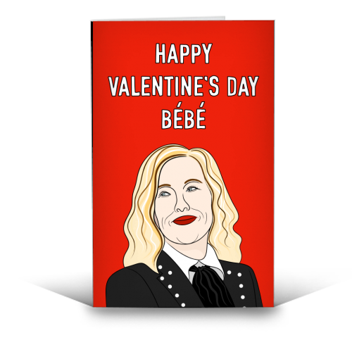 Happy Valentine's Day Bébé - funny greeting card by Adam Regester