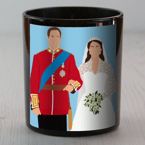 Kate & William - scented candle by Rock and Rose Creative