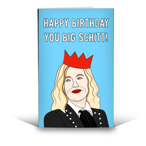 Happy Birthday You Big Schitt! - funny greeting card by Adam Regester