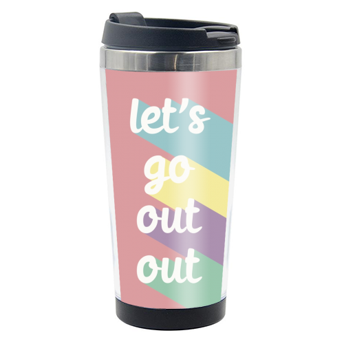 Let's go out out - photo water bottle by Cheryl Boland