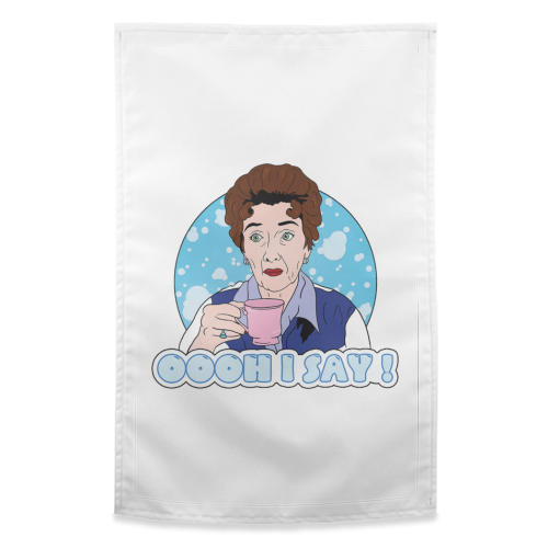 Oooh I say! Dot Cotton! - funny tea towel by Bite Your Granny