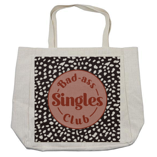 Bad Ass Singles Club - cool beach bag by Kimberley Ambrose