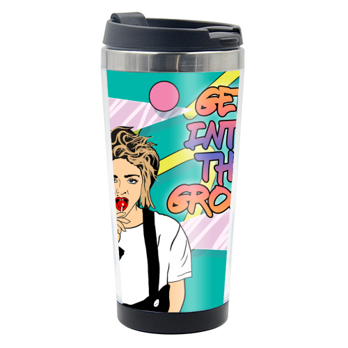 Get into the Groove - photo water bottle by Bite Your Granny