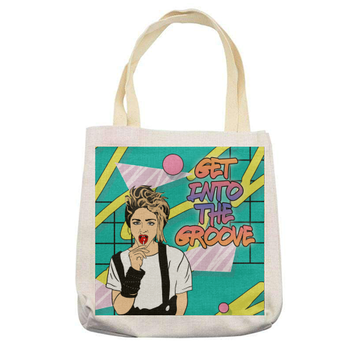 Get into the Groove - printed tote bag by Bite Your Granny