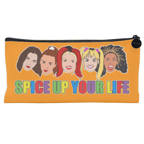 Spice Up Your Life - flat pencil case by Bite Your Granny