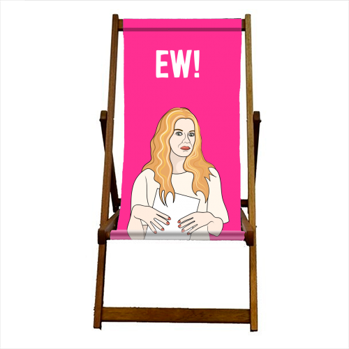 Ew! - canvas deck chair by Adam Regester