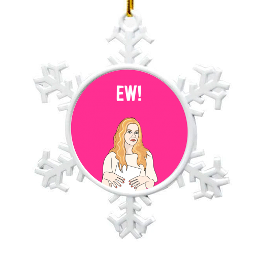 Ew! - snowflake decoration by Adam Regester