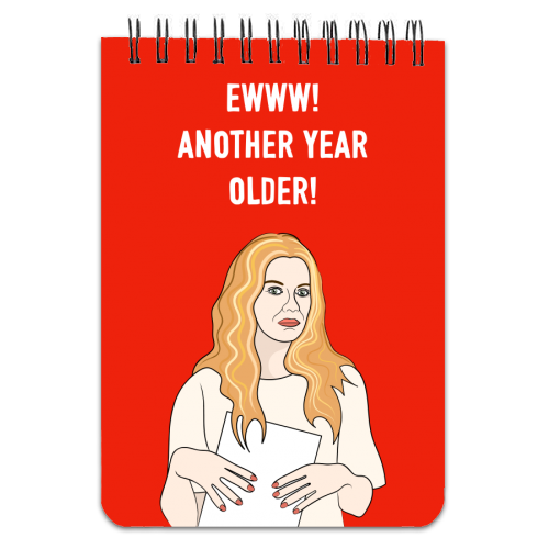 Ewww! Another Year Older! - personalised A4, A5, A6 notebook by Adam Regester