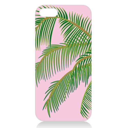 Tropical Palm Leaves - unique phone case by Mols & Mae