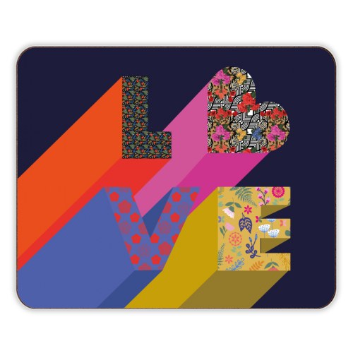 Love - designer placemat by Luxe and Loco