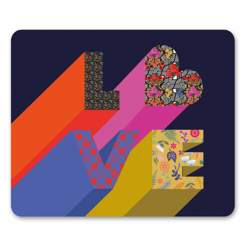 Love - funny mouse mat by Luxe and Loco