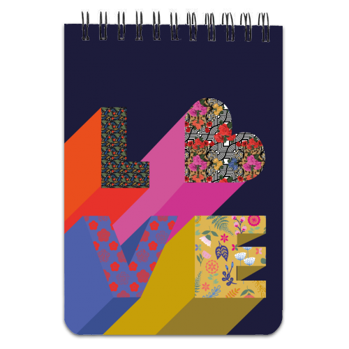 Love - personalised A4, A5, A6 notebook by Luxe and Loco