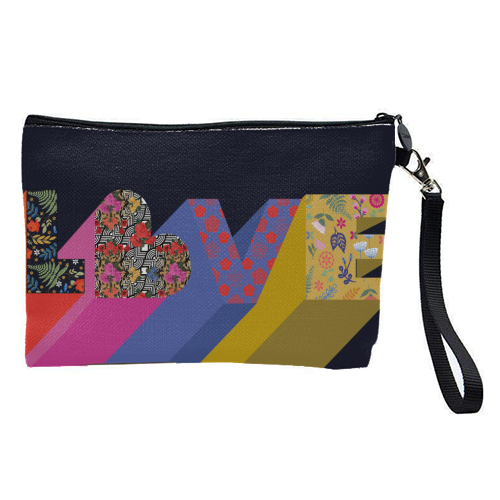 Love - pretty makeup bag by Luxe and Loco