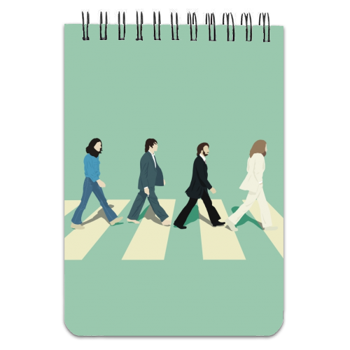 Abbey Road - The Beatles - personalised A4, A5, A6 notebook by Cheryl Boland
