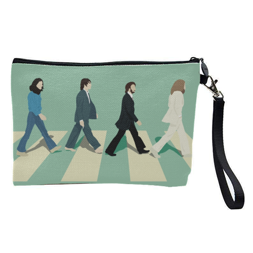 Abbey Road - The Beatles - pretty makeup bag by Cheryl Boland
